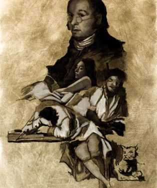 Goya Illustration Joseph Dawson signed web