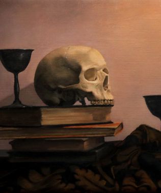 final skull, books, cup 1